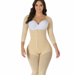 KNEE-LENGTH FAJA WITH SLEEVES